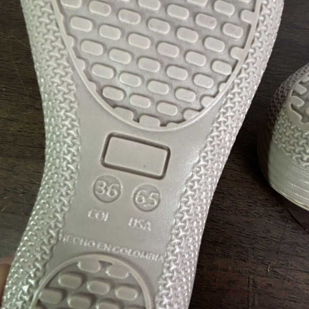 Calzado Shoes Womens Calzado Nueva Gacela SAS Size 6.5 Bronze Slip On Bit Leaves - Picture 8 of 10